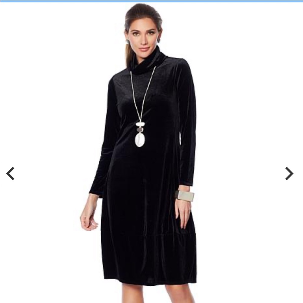 MarlaWynne Velvet Balloon Dress